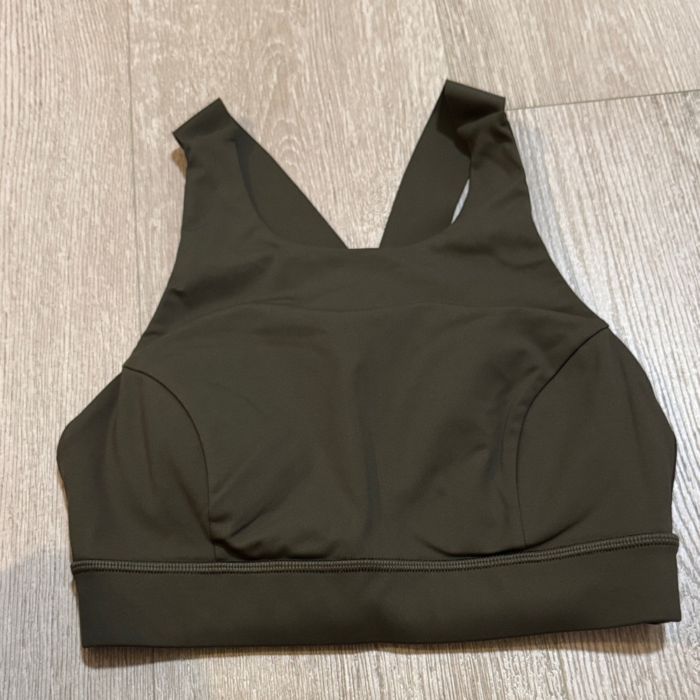 Lululemon Athletica Dark Green Sports Bra